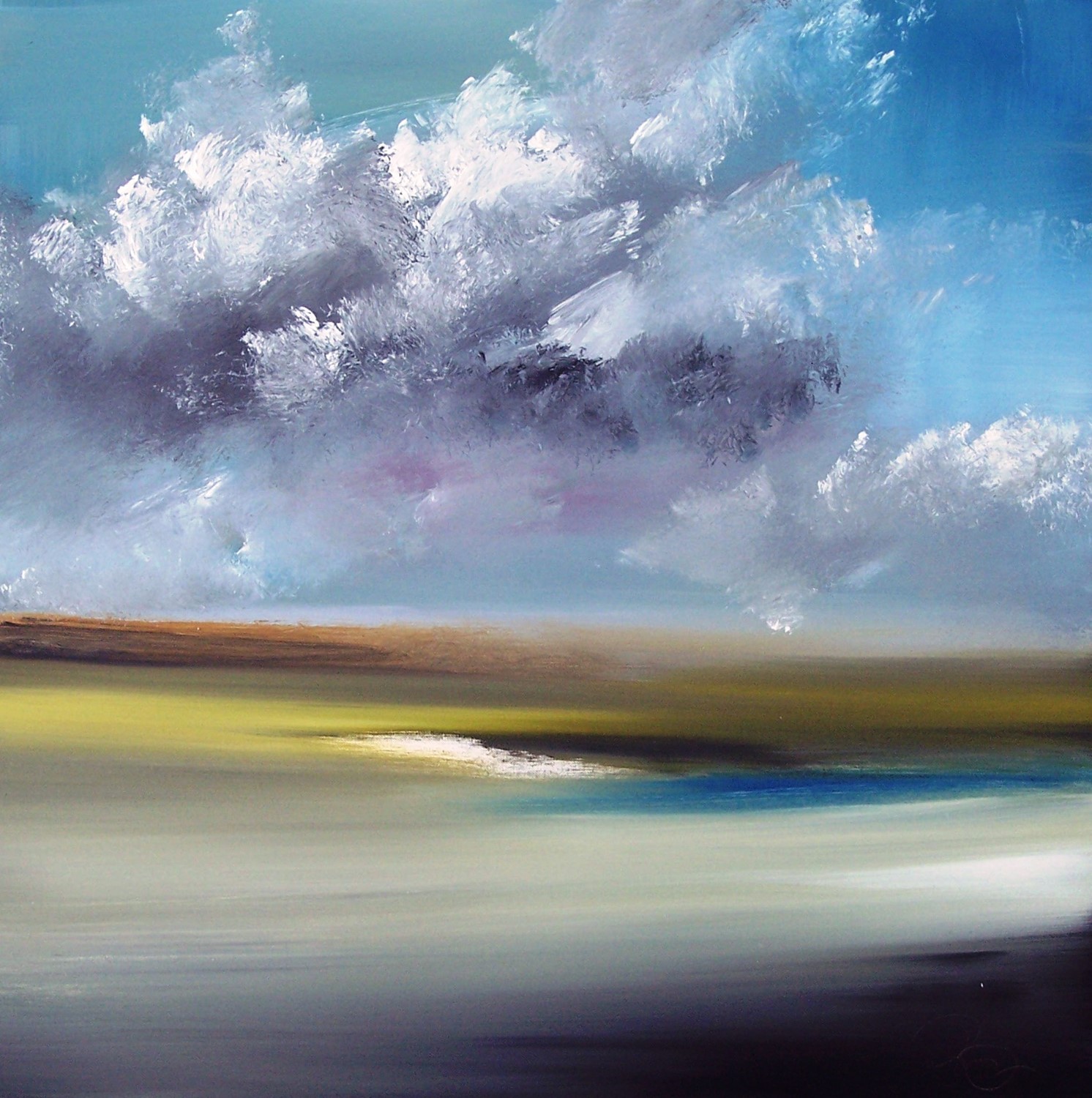 'Low cloud Bay' by artist Rosanne Barr